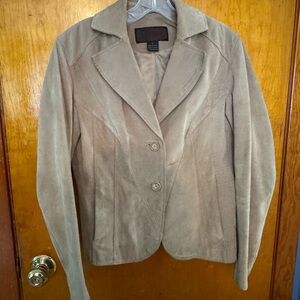 Women's Tan Leather Jacket